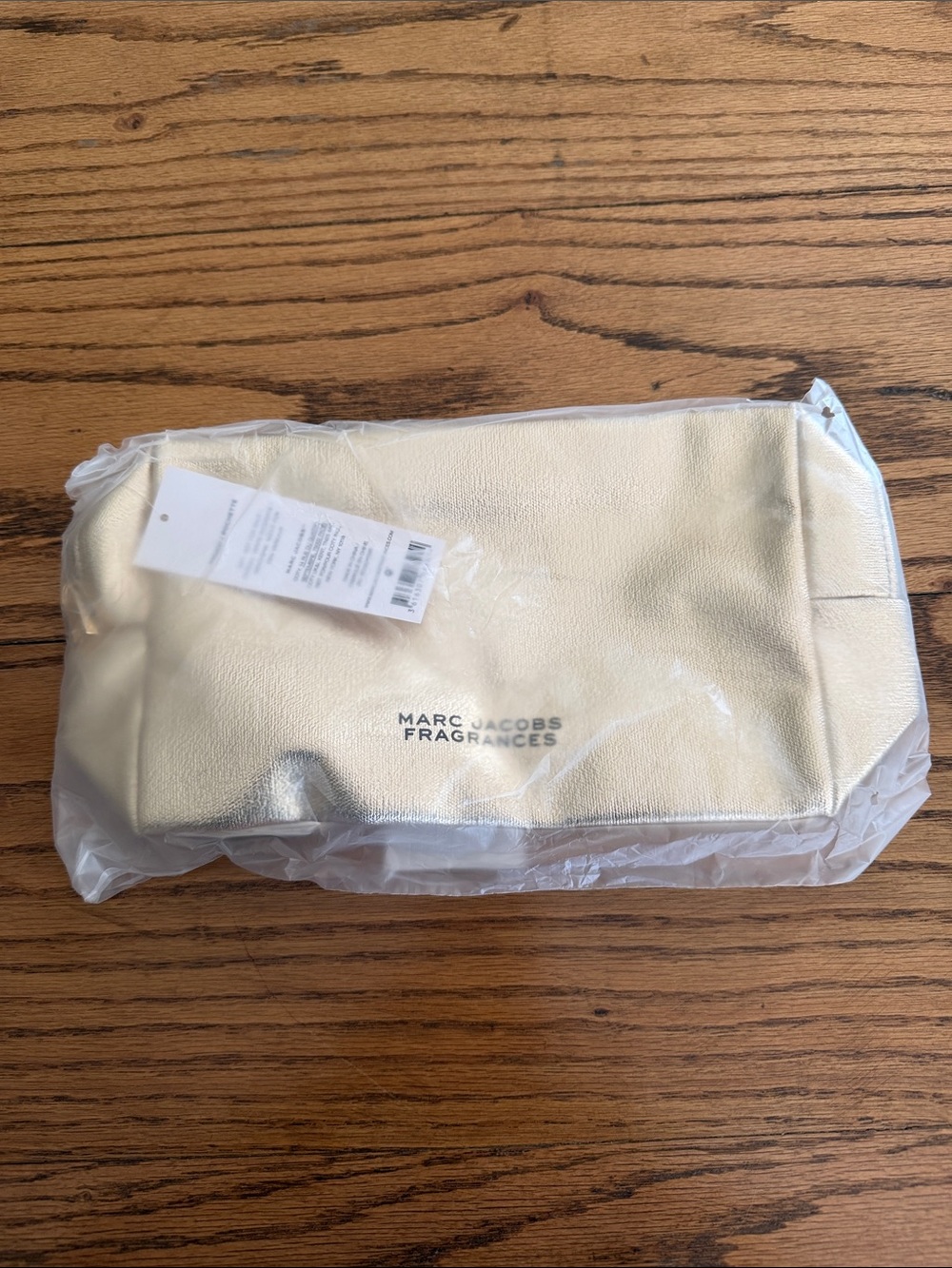 NWT - Marc Jacobs Metallic gold Cosmetic Pouch